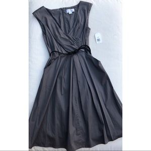 Jessica Simpson Grey Dress with Black Belt Size 6